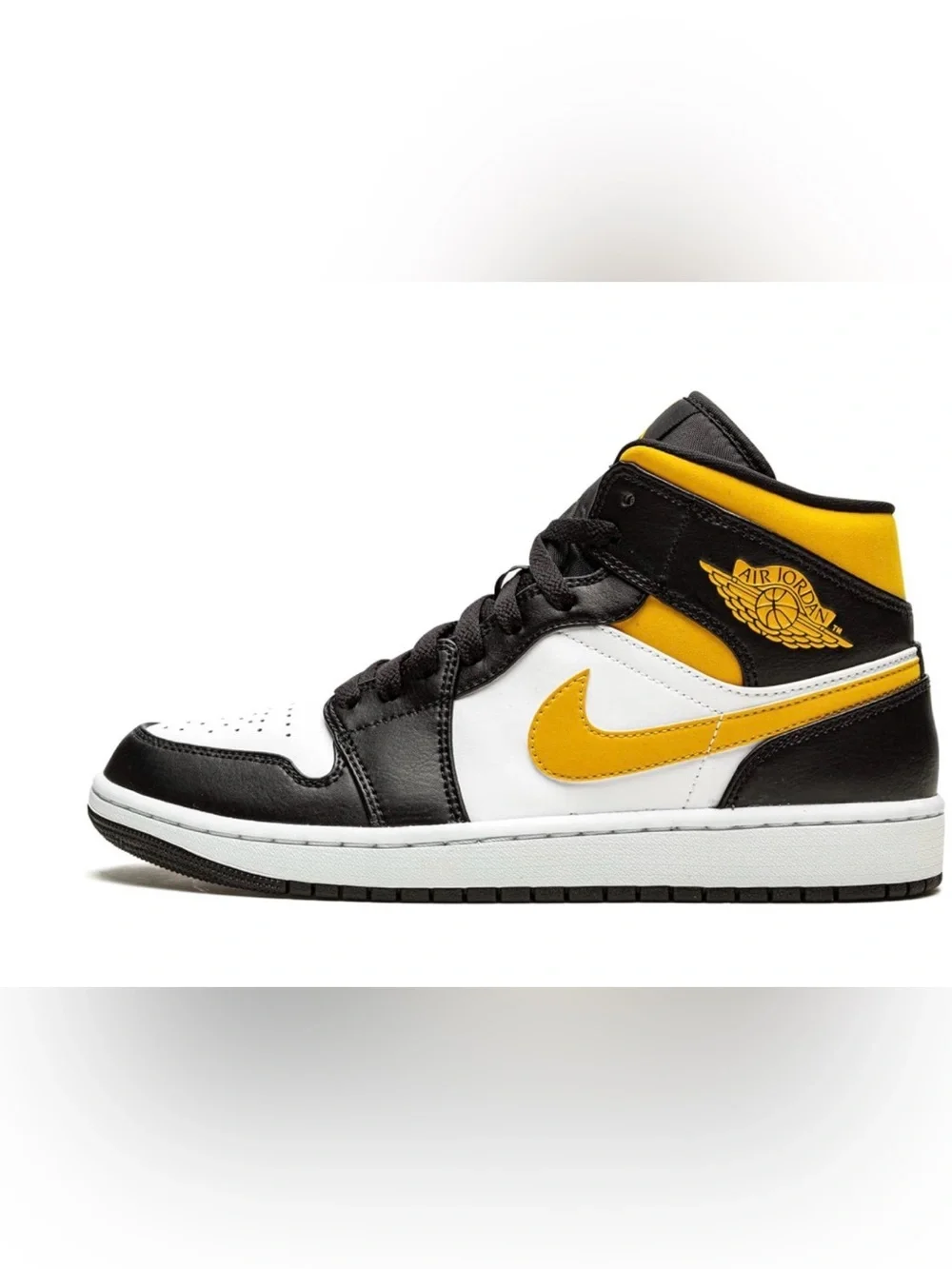 Nike Air Jordan 1 Mid “Yellow Toe” – Men’s Size 9.5